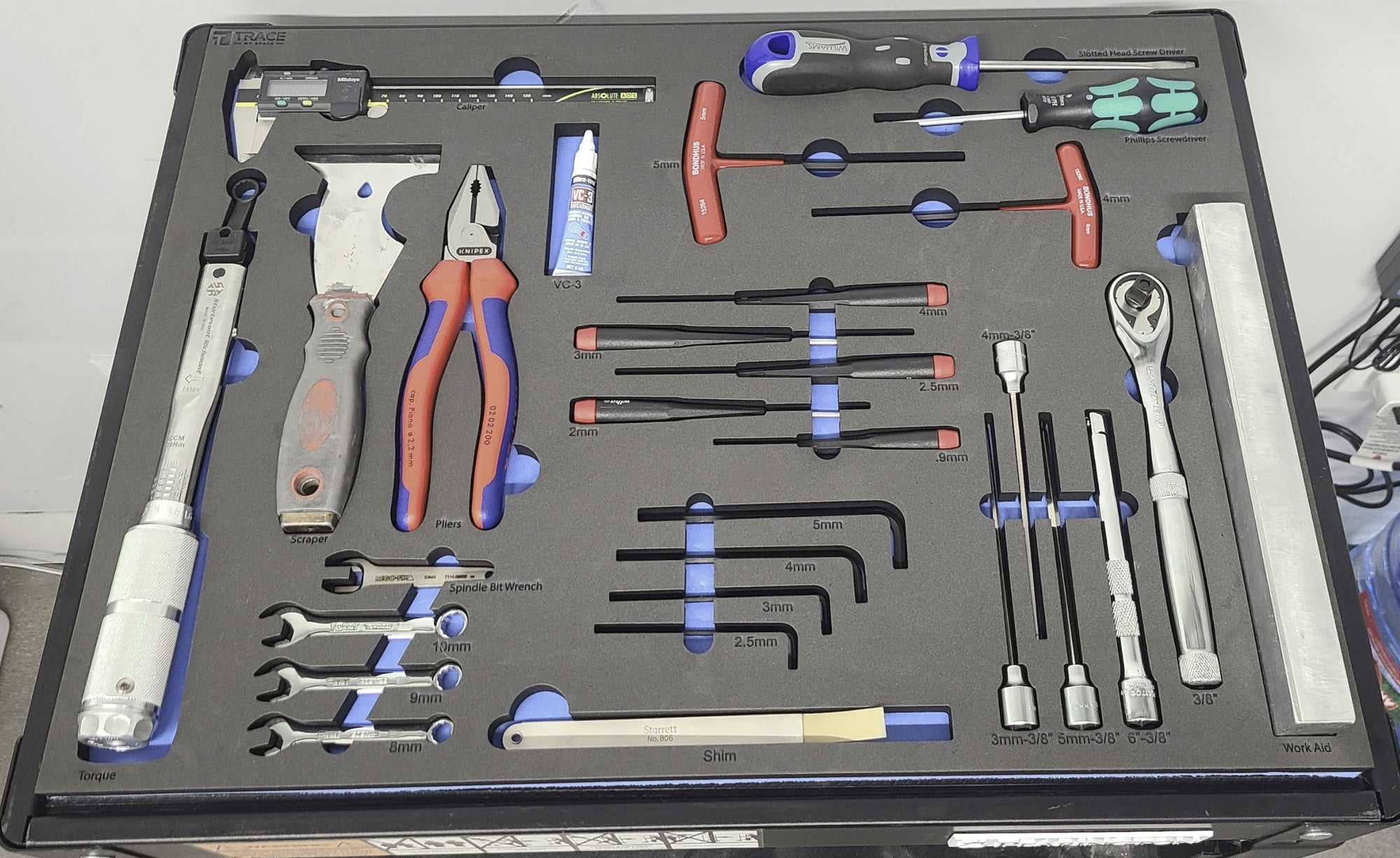 1st Maker Space FoamFit Toolbox with Tools